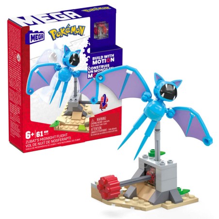 MEGA Construx Zubats Midnight Flight Pokemon