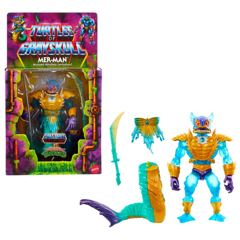 Figura Mer-Man Turtles of Grayskull Masters of the Universe 14cm