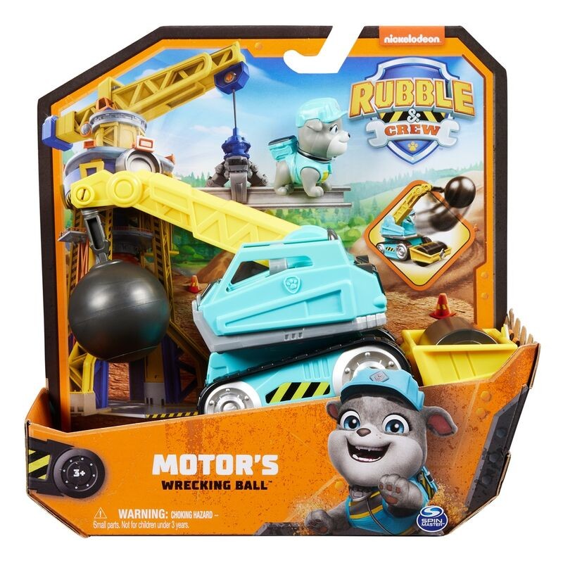 Vehiculo Clasico Motor Equipo Rubble Patrulla Canina Paw Patrol