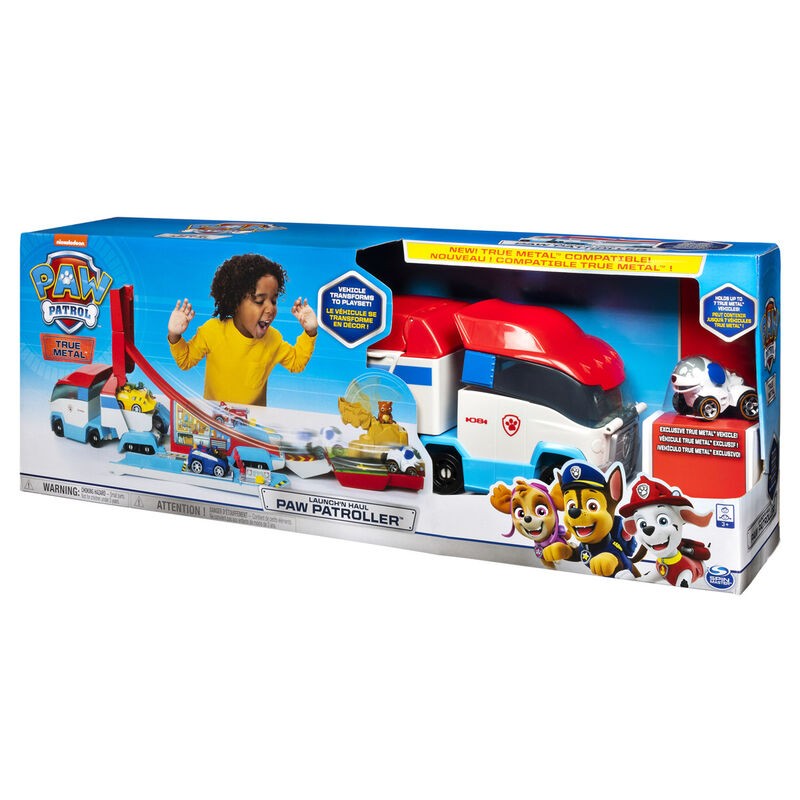 Camion Launch Haul Paw Patroller True Metal Patrulla Canina Paw Patrol