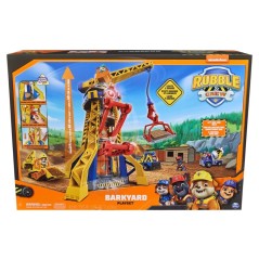 Playset Grua y Excavadora Equipo Rubble Patrulla Canina Paw Patrol