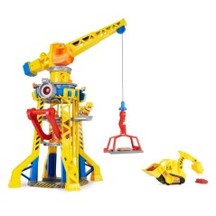 Playset Grua y Excavadora Equipo Rubble Patrulla Canina Paw Patrol