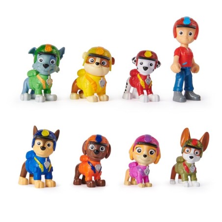 Blister 8 figuras Jungle Pups Patrulla Canina Paw Patrol