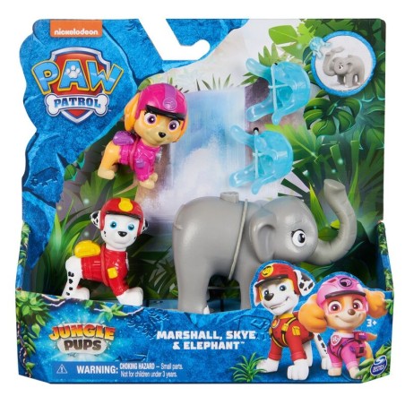 Blister figuras Marshall y Skye Jungle pups Patrulla Canina Paw Patrol