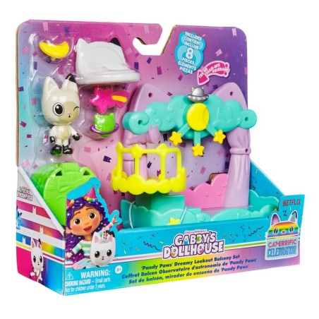 Playset Balcon Pandy Paws La Casa de Muñecas de Gabby