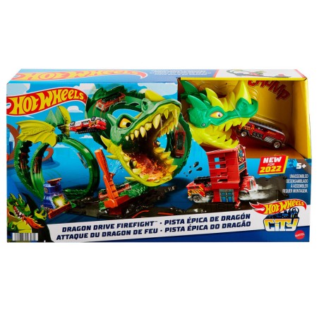 Pista Dragon Drive Firefight City Hot Wheels