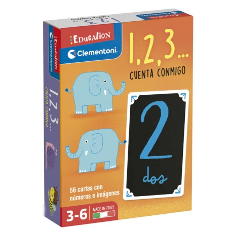 Juego cartas 123 Cuenta conmigo