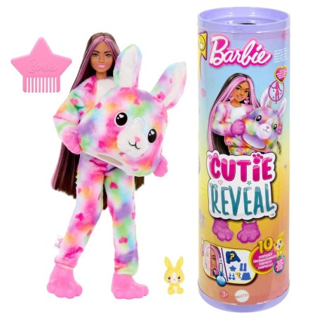 Muñeca Cutie Reveal Conejito Sueños de colores Barbie