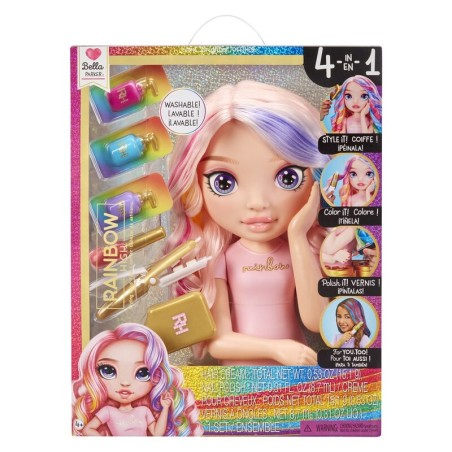 Playset cabeza estilista Bella Parker Rainbow High