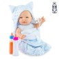 Muñeca Recien Nacido Bath Time Blue 45cm