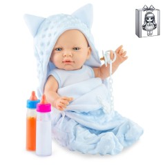 Muñeca Recien Nacido Bath Time Blue 45cm