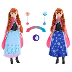 Muñeca Anna Falda Magica Frozen Disney