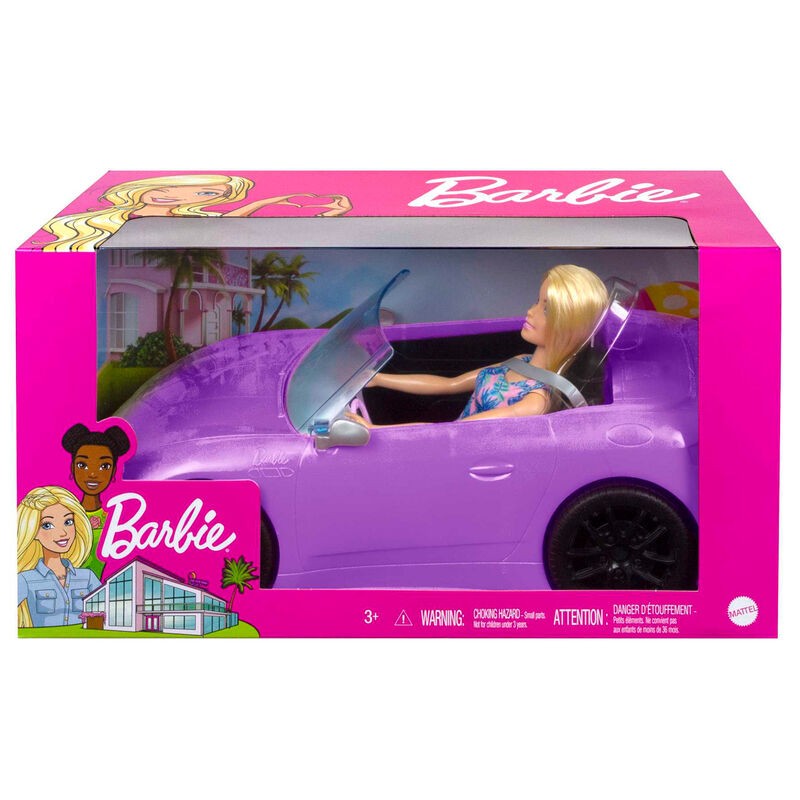 Muñeca + Coche Descapotable Barbie