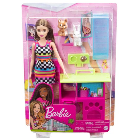 Muñeca + Mascotas Barbie