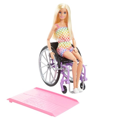 Muñeca Fashionista con Silla de Ruedas Barbie