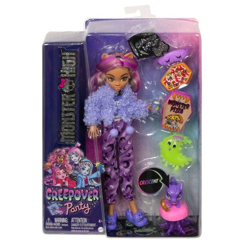 Muñeca Clawdeen Wolf Fiesta Pijama Monster High 25cm