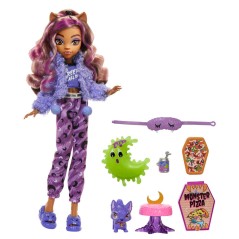 Muñeca Clawdeen Wolf Fiesta Pijama Monster High 25cm