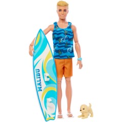 Muñeco Ken Tabla Surf Barbie