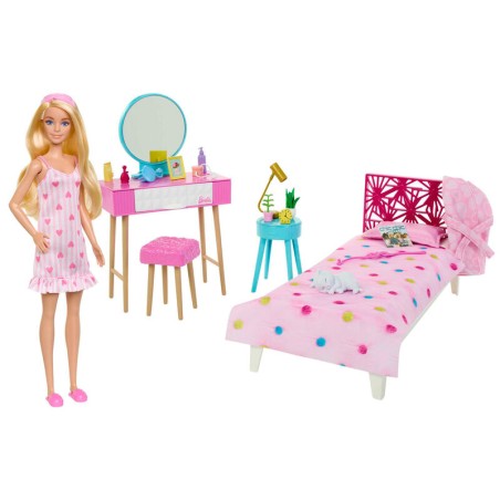 Muñeca + Dormitorio Barbie