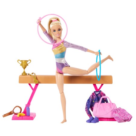 Muñeca Gimnasta + set juego Barbie