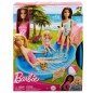 Muñeca + Piscina Barbie