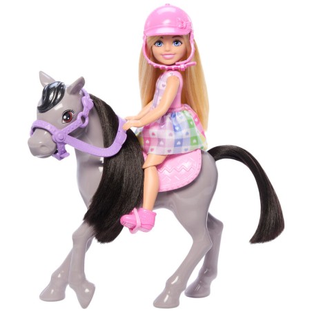 Muñeca Chelsea y su Poni Barbie