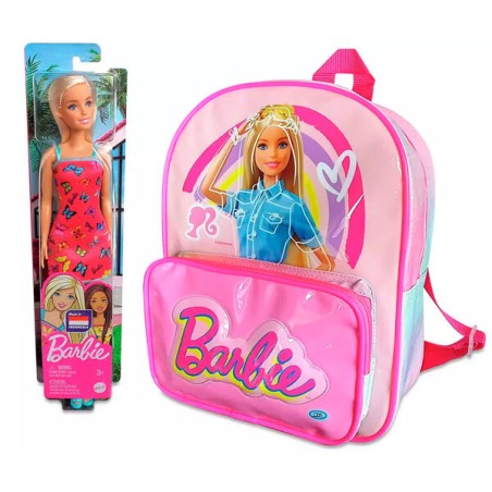 Mochila + muñeca Barbie