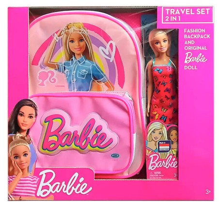 Mochila + muñeca Barbie