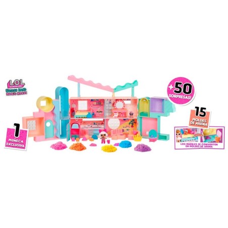 Casa Squish Sand Magic + muñeca L.O.L. Surprise