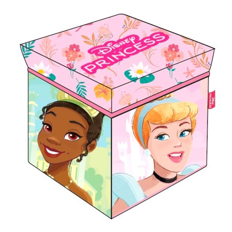 Cubo almacenaje Princesas Disney