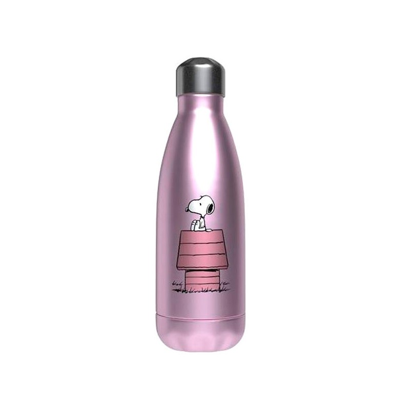 Botella acero inoxidable Caseta Rosa Snoopy 550ml