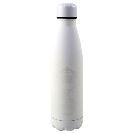 Botella blanca acero inoxidable Real Madrid 600ml