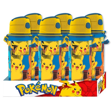 Cantimplora aluminio Pokemon 600ml surtido