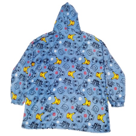 Bata sudadera oversize Pokemon coral infantil