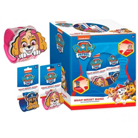 Pulsera fashion Patrulla Canina Paw Patrol surtido