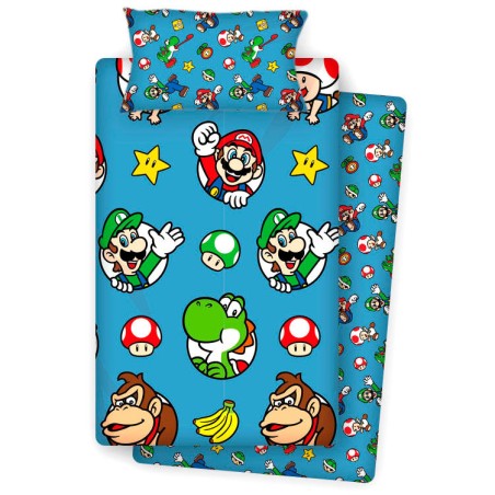 Juego sabanas Super Mario Bros 90cm