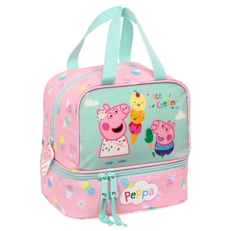 Bolsa portameriendas Ice Cream Peppa Pig termo