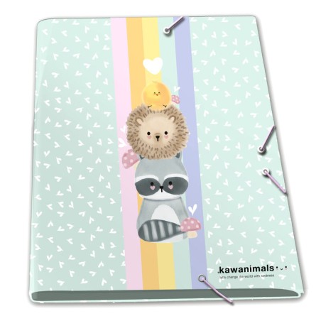 Carpeta A4 Bosque Kawanimals solapas