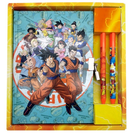 Set diario + 2 boligrafos Dragon Ball