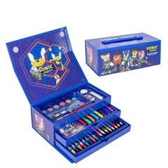 Maletin papeleria coloreable Sonic Prime