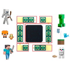 Figura Minecraft 8cm surtido