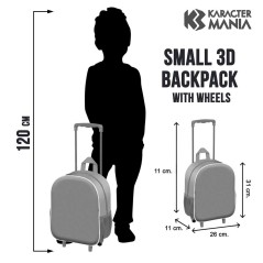 Trolley 3D Fashion Barbie 31cm