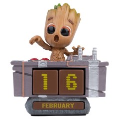 Calendario Perpetuo 3D Groot Death Button Guardianes de la Galaxia Marvel