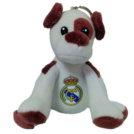 Llavero peluche perro Real Madrid