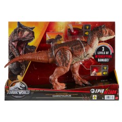 Figura Carnotaurus Mordidas de Combate Epic Evolution Jurassic World 20cm