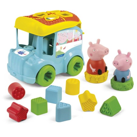 Autobus formas y colores Peppa Pig