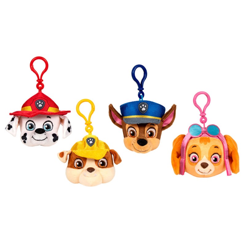 Llavero peluche Patrulla Canina Paw Patrol 10cm surtido