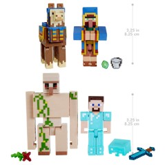 Blister 2 figuras Minecraft 8cm surtido sólo 32.95€