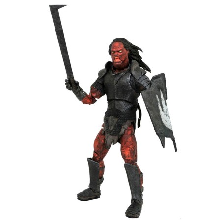 Figura Uruk-hai Orc El Señor de los Anillos 18cm